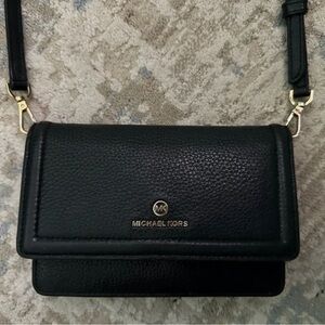 Michael Kors Pebbled Black Crossbody Bag